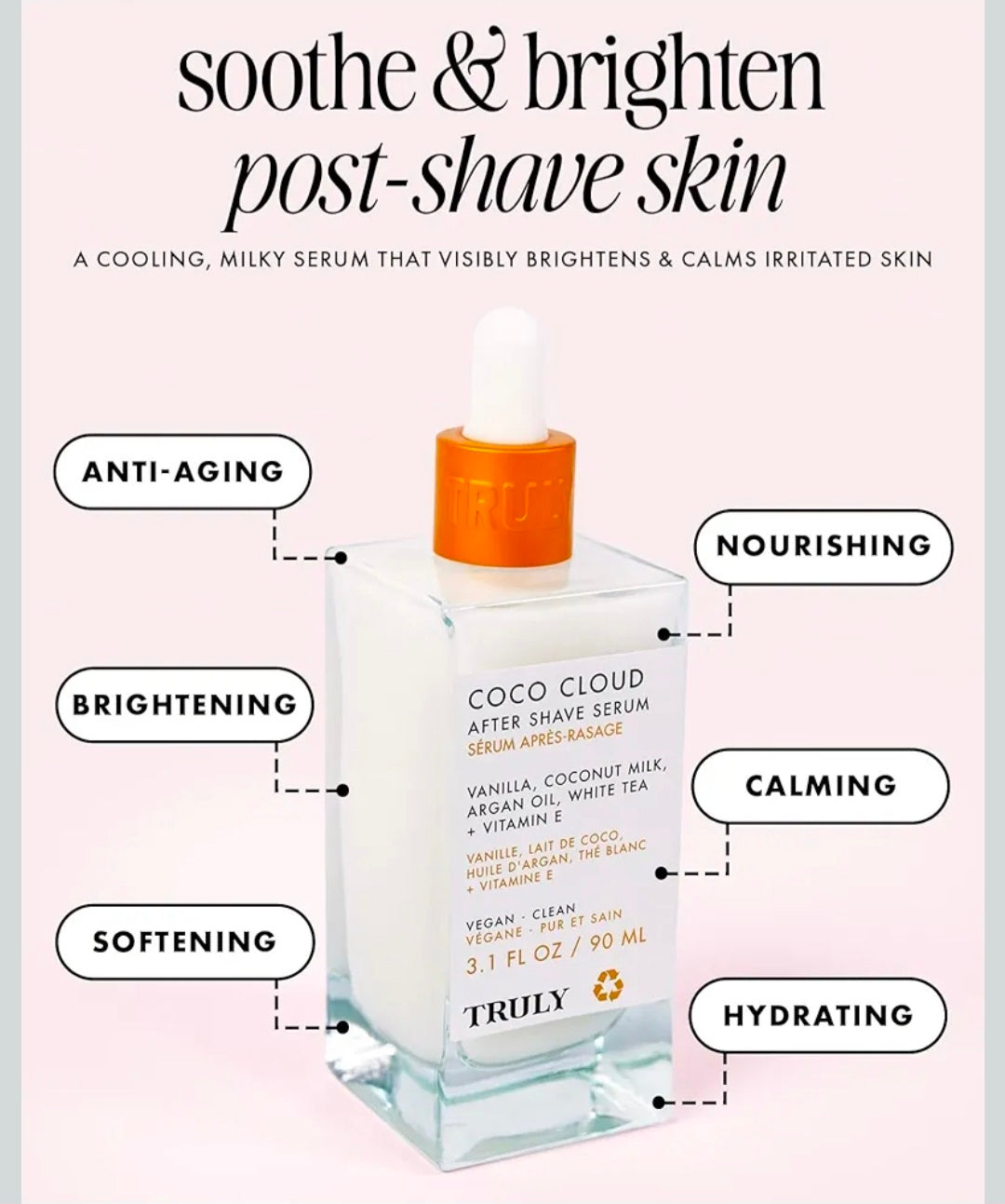 🥥 Truly Coco Cloud After Shave Serum | Sérum Hidratante y Calmante Viral ✨