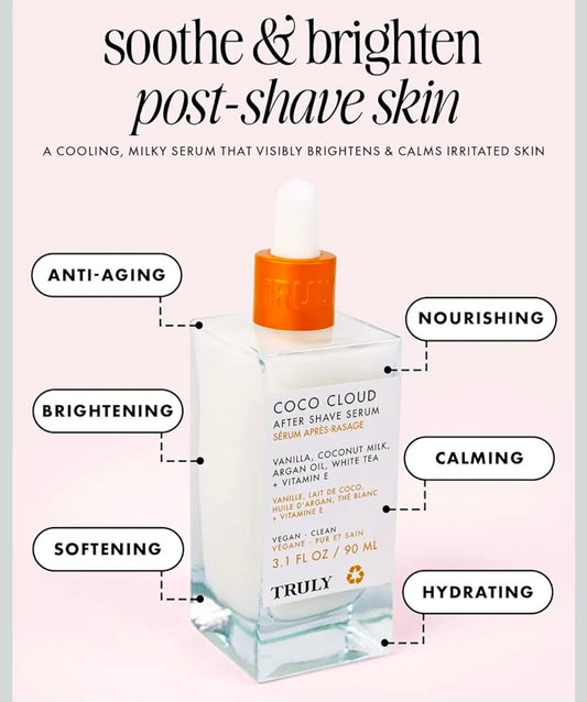 🥥 Truly Coco Cloud After Shave Serum | Sérum Hidratante y Calmante Viral ✨